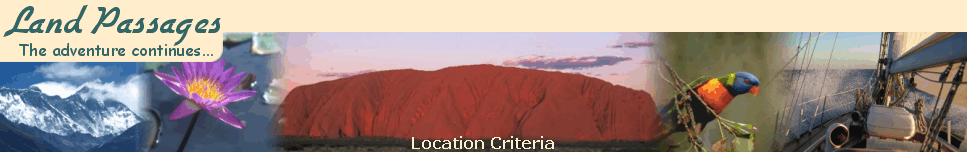 Location Criteria